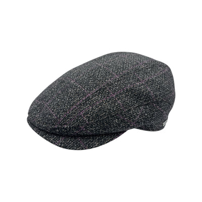 銀座トラヤ帽子店<br>ダークチェック・ハンチング