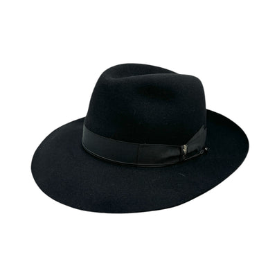 Borsalino<br>ファーフェルトハット<br>ワイドブリム