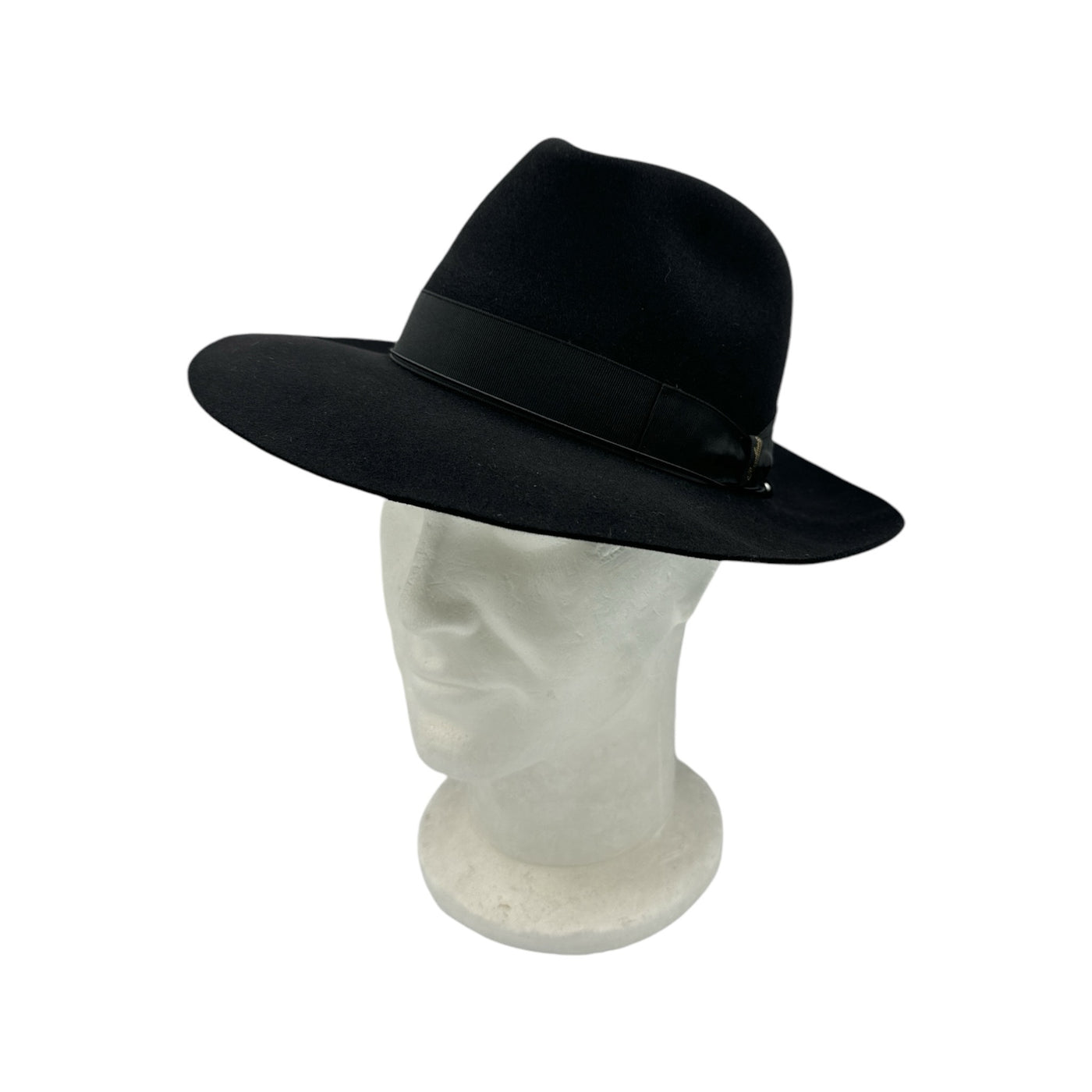 Borsalino<br>ファーフェルトハット<br>ワイドブリム