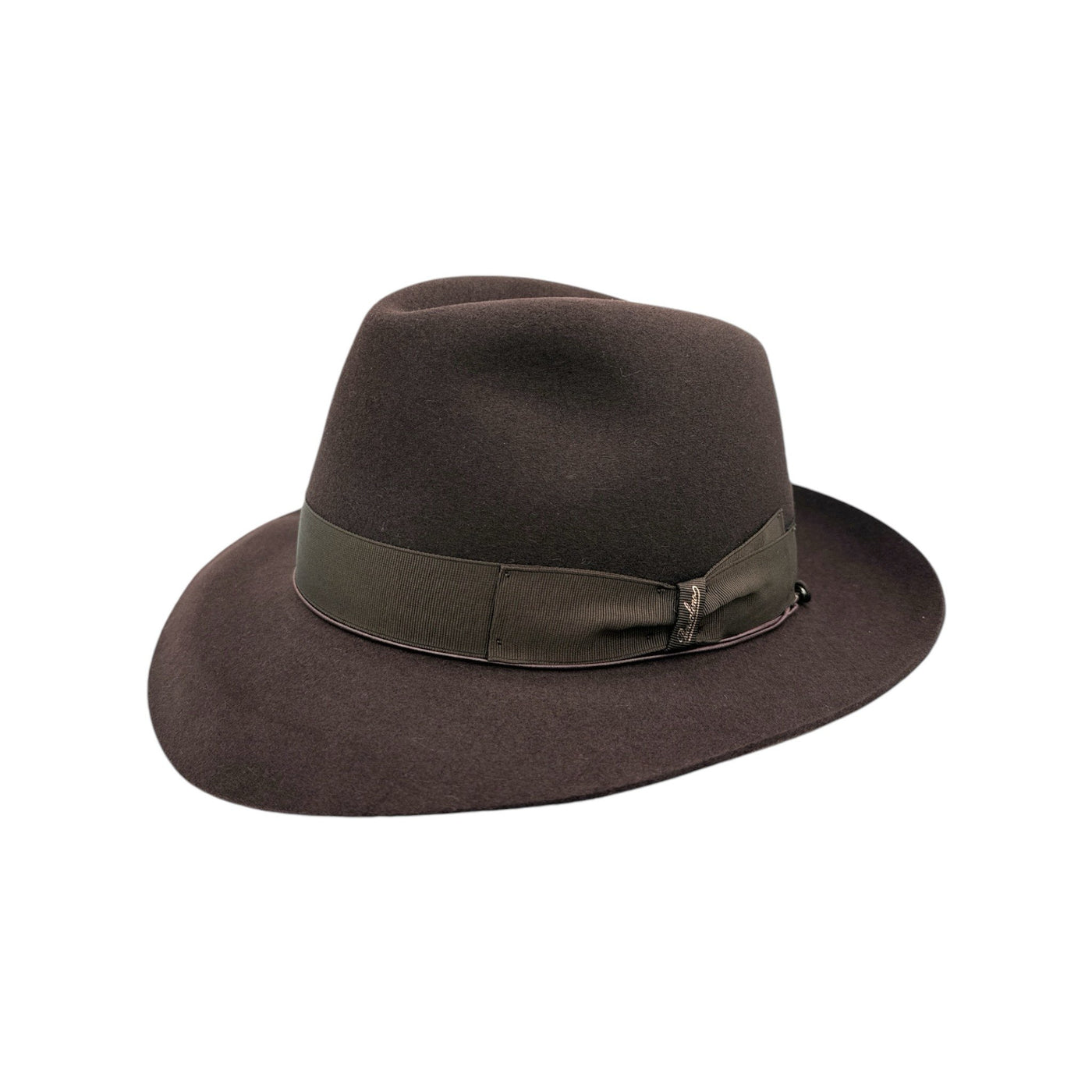 Borsalino<br>ファーフェルトハット<br>ミディアムブリム