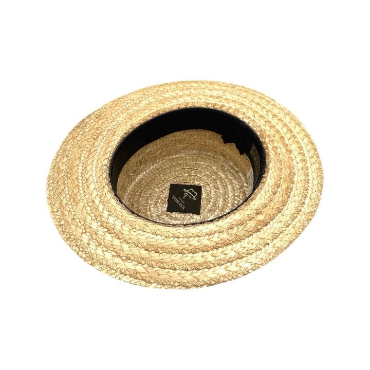 銀座トラヤ　カンカン帽　58cm 銀座トラヤ帽子店【数量限定】花麦カンカン帽